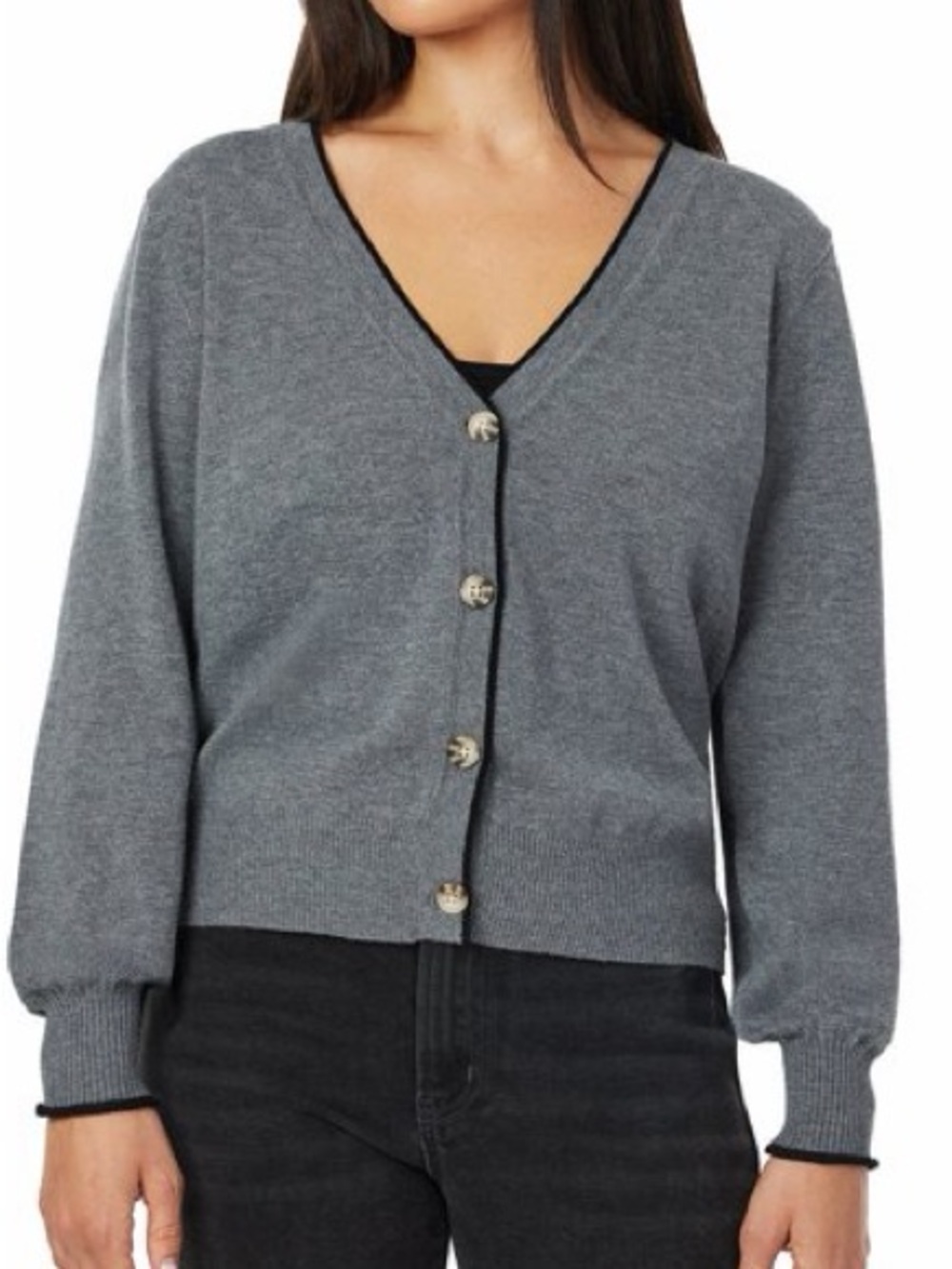 Scotch & Soda Cardigan Sweater V Neck Button Front Soft Knit Size Medium